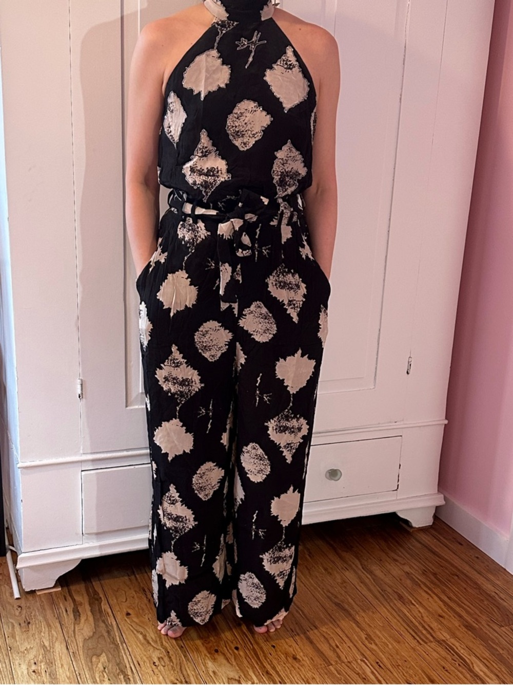 NEW Ollari Resort‎ Wide-Leg Pant and Halter Set